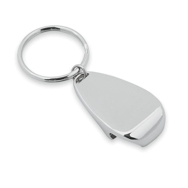 Chrome Keyring and Bottle Opener - Click Image to Close