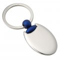 Key chain oval with blue hook