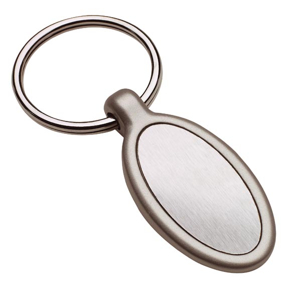 Inlay Ellipse Keyring - Click Image to Close