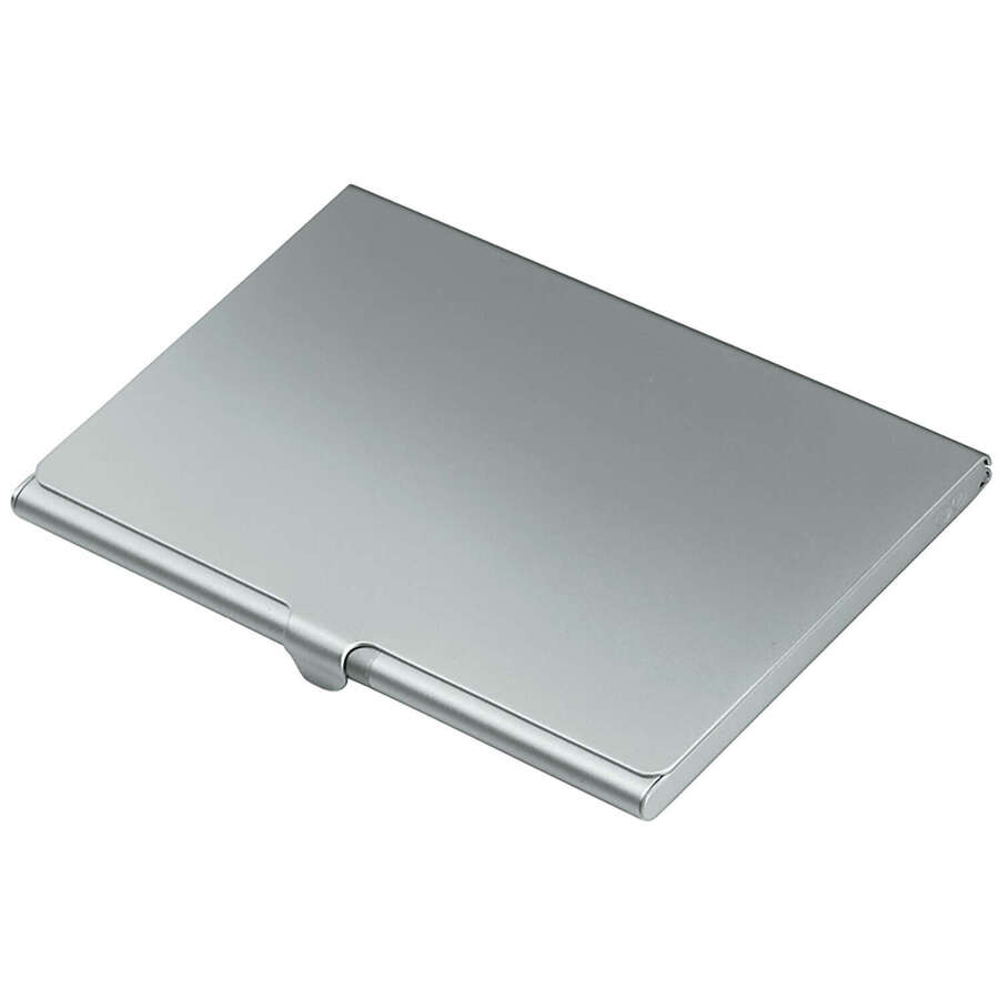 Business card holder "Classic" satin