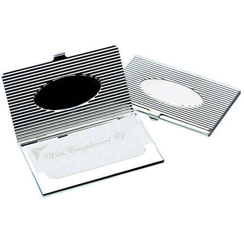 Business card holder “Oval