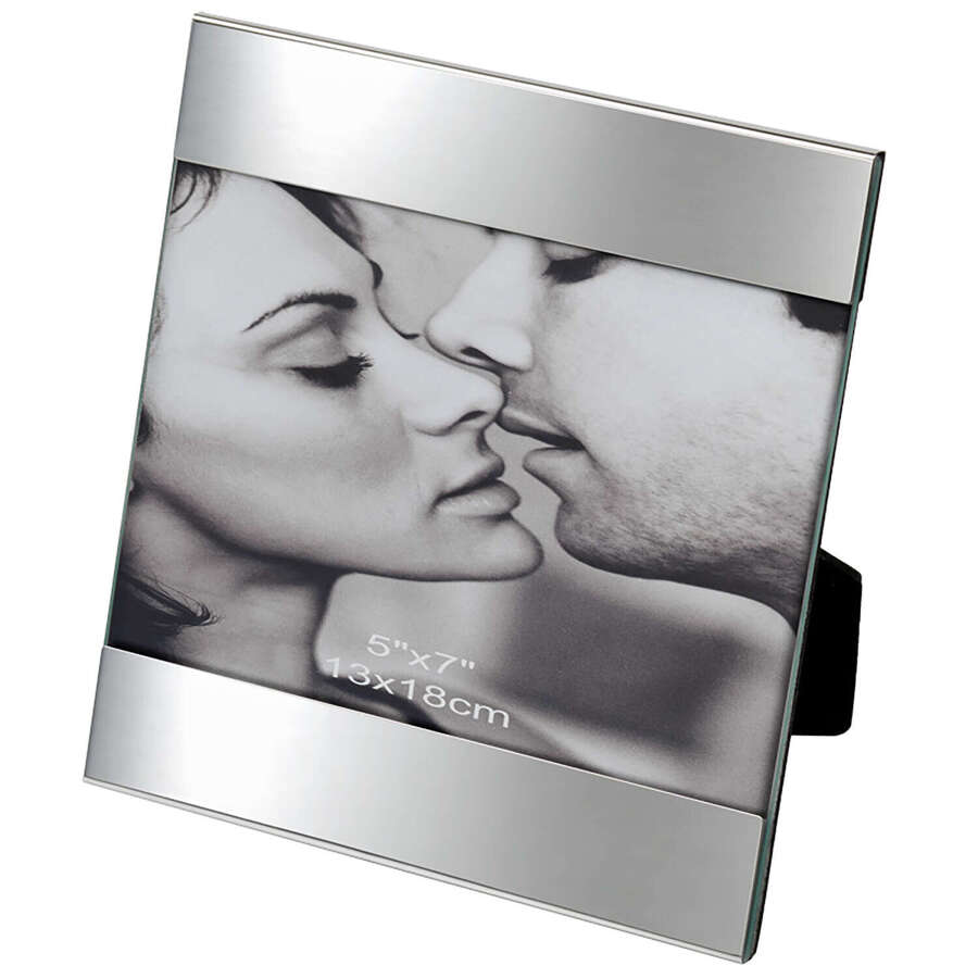 Photoframe metal/shiny - photo 15x10