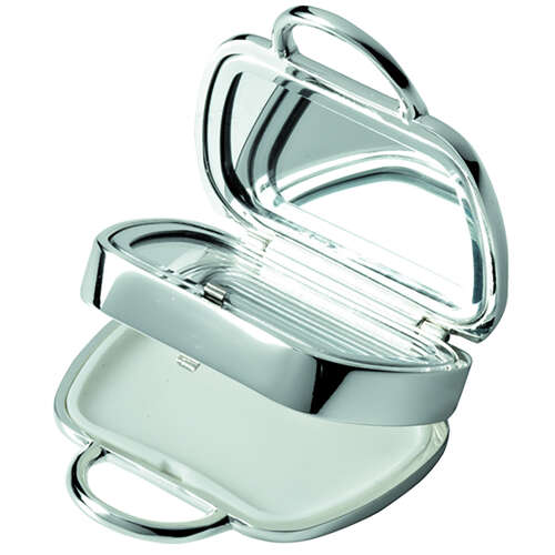 Handbag Shaped Pillbox with Mirror