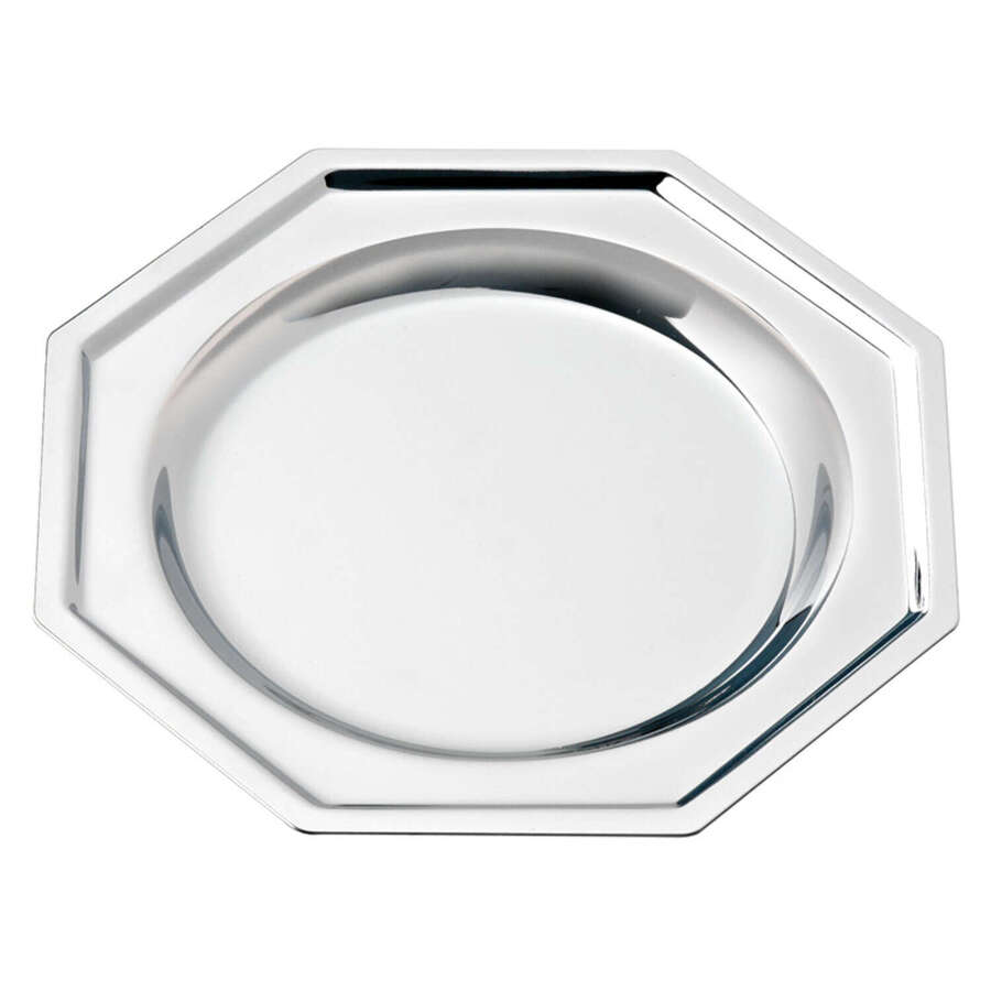 Coaster octagonal chromed