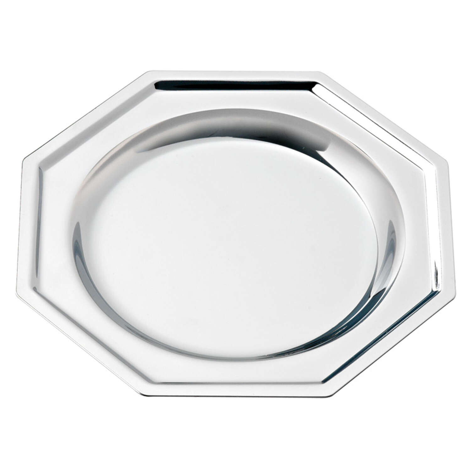 Coaster octagonal chromed