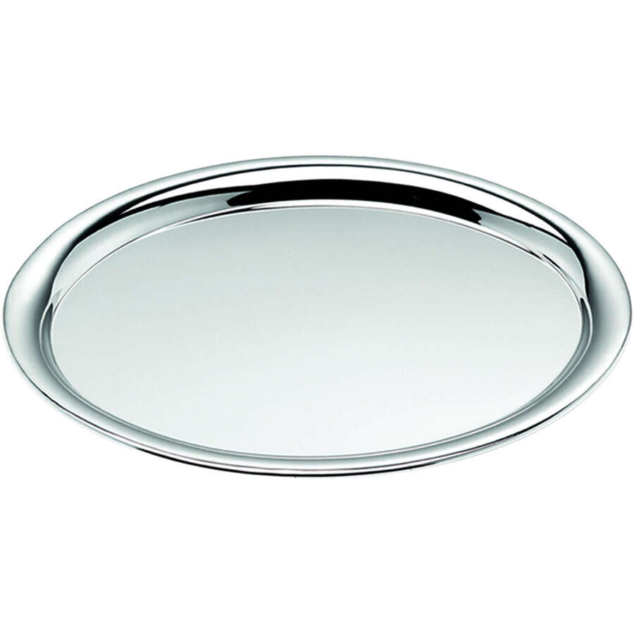 Tray oval chromed