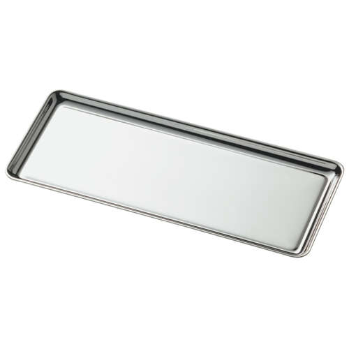 Pen holder rectangular chromed