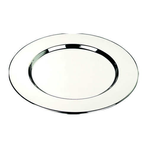 Bottle coaster smooth metal/shiny