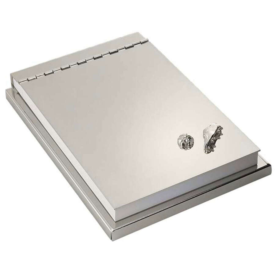 Memo-pad with ornament Football