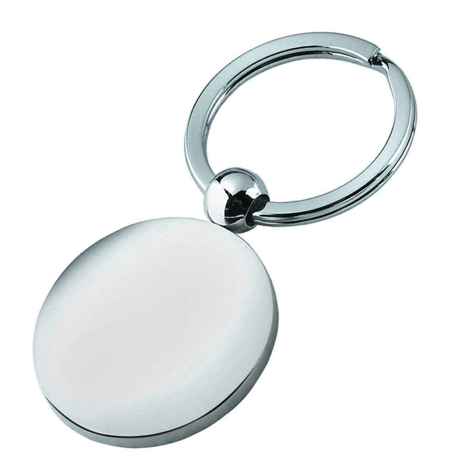 Key chain chromed round