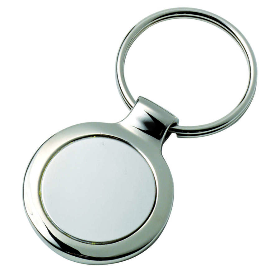 Key chain chromed round