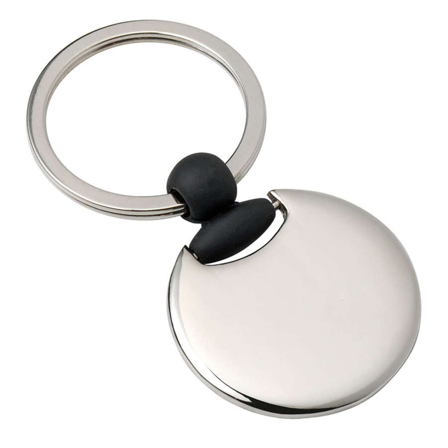 Key chain round with black hook