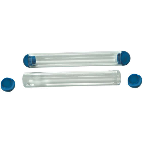 Tube trans. with blue cap