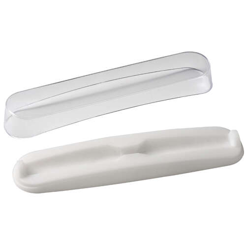 Case in transparent plastic