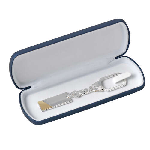 Box blue for key chain