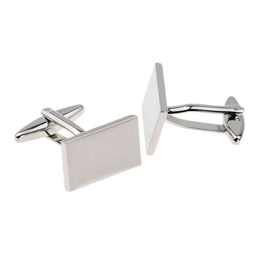 Rectangular 20x12mm Cufflinks (Engravable)