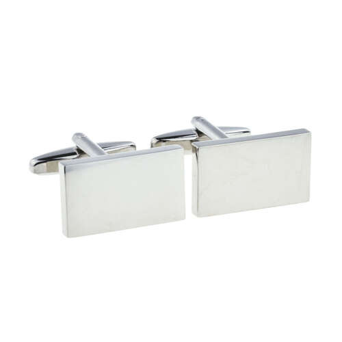 Rectangular 20x12mm Cufflinks (Engravable)
