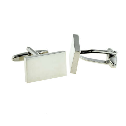 Rectangular 20x12mm Cufflinks (Engravable)