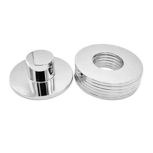 Stainless Steel Coasters on Stand (Engravable)