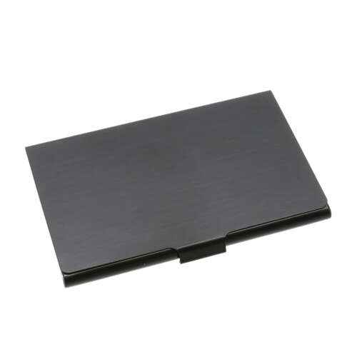Black Business Card Metal Case (ENGRAVABLE)