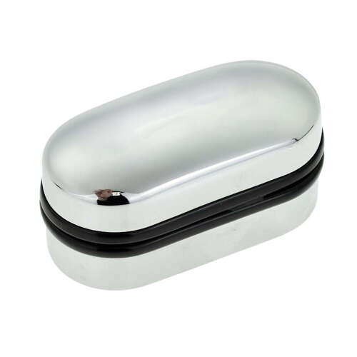 Chrome Lightweight Cufflinks Box (Engravable)
