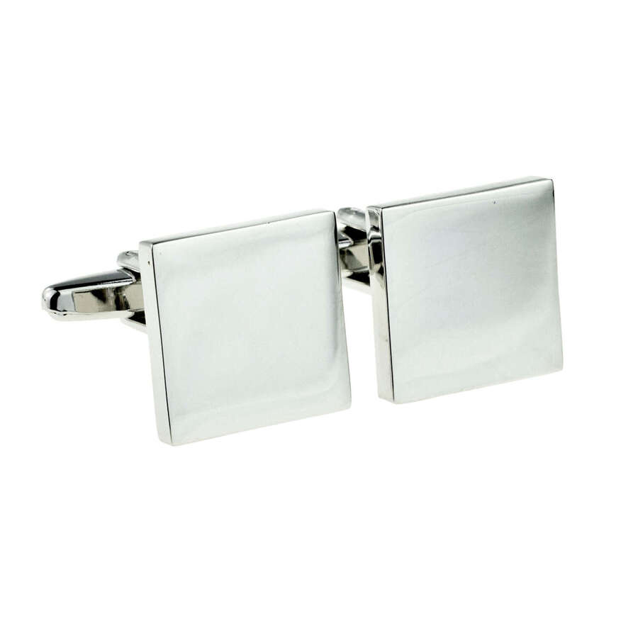 Deluxe Square 17 x 3mm Cufflinks (Engravable)